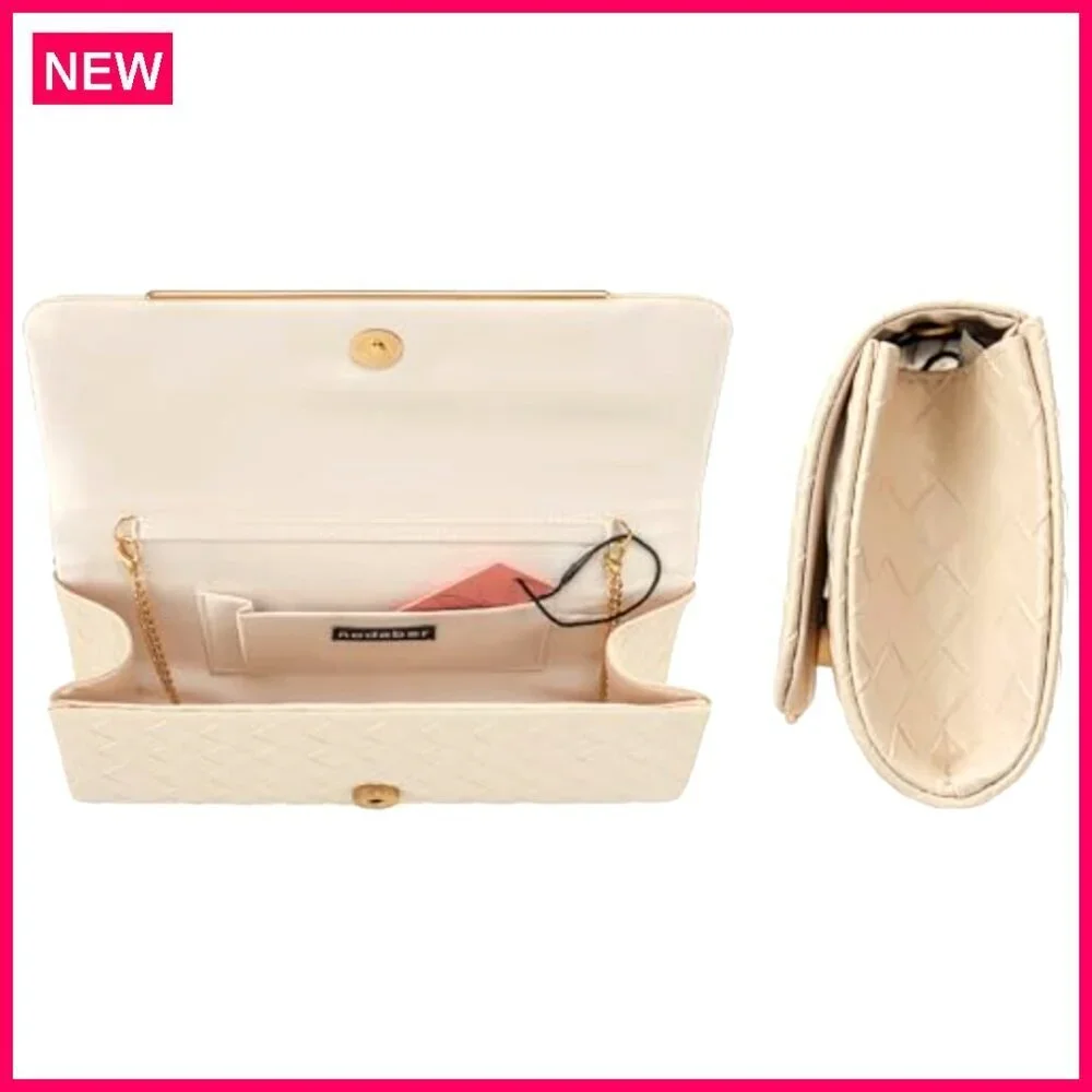 Evening Clutch with Detachable Strap for Weddings Parties Formal Events